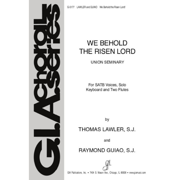 We Behold the Risen Lord : 2 Flutes