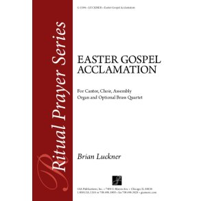 Easter Gospel Acclamation : Full Score and Brass quartet - 2 Trumpets, 2 Trombones