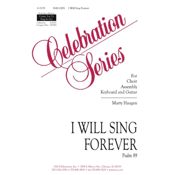 I Will Sing Forever : Psalm 89