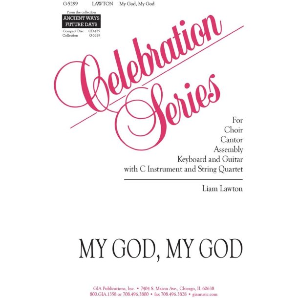 My God, My God : C Instrument,