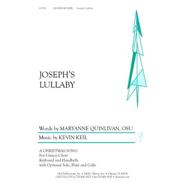 Josephs Lullaby : C Instrument, Cello