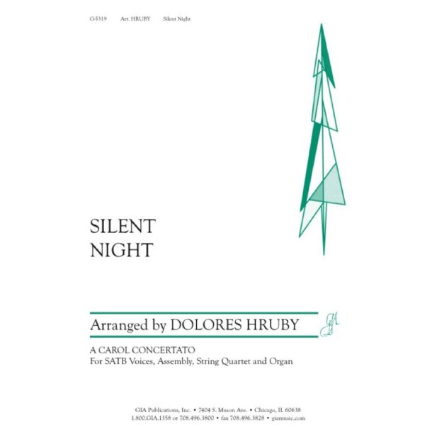 Silent Night : String Quartet - 2 Violins, Viola, Cello