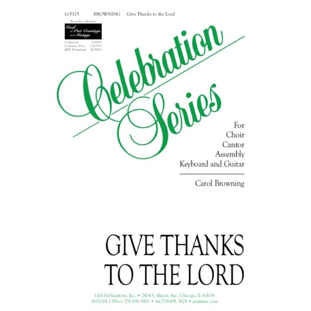 Give Thanks to the Lord