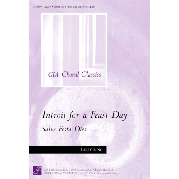 Introit for a Feast Day : 8 Handbells (Orchestral Bells), Gong or Cymbal