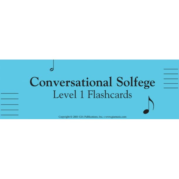 Conversational Solfege, Level 1 - Flashcards : Musical Education