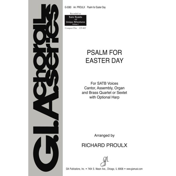 Psalm for Easter Day A : Brass quartet - 2 Trumpets, 2 Trombones