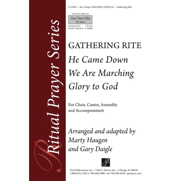 Gathering Rite: He Came Down : Percussion ad lib.