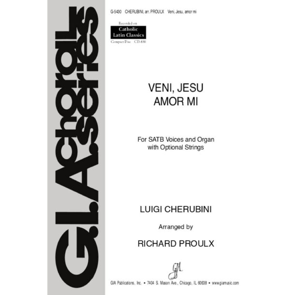 Veni, Jesu, Amor Mi : String Quintet - 2 Violins, Viola, Cello, Bass