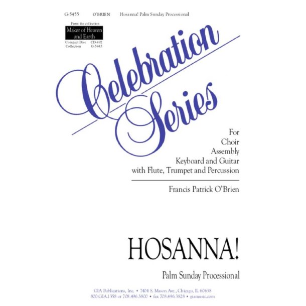 Hosanna! Palm Sunday Processional : Palm Sunday Processional