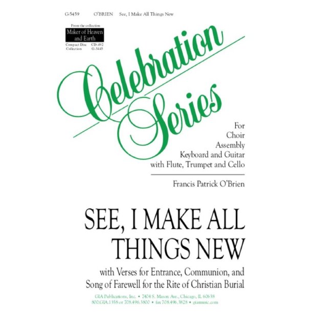 See, I Make All Things New : Flute, Trumpet in Bb, Cello