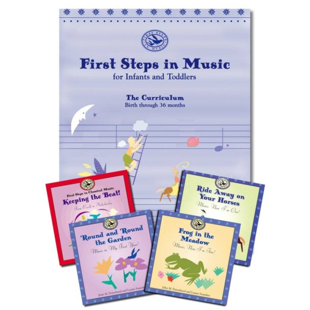 First Steps in Music: Infants and Toddlers Package : Curriculum Book and 4 CDs