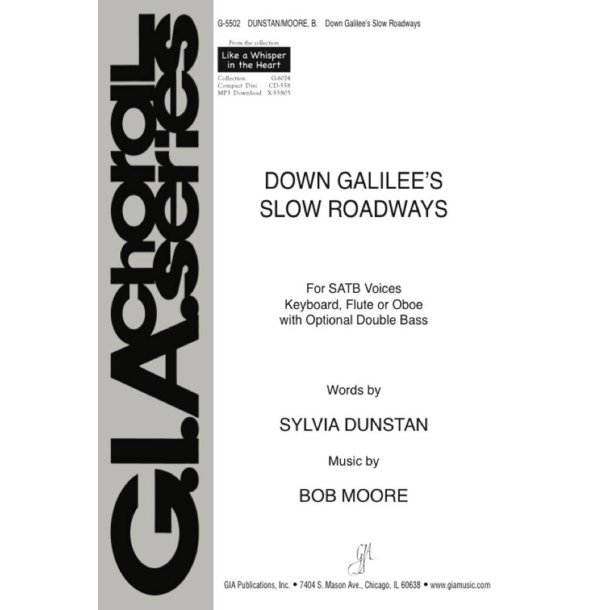 Down Galiliee's Slow Roadways - Instrumental Part : Double Bass