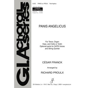 Panis angelicus : Harp, Cello or Violin, String Quintet - 2 Violins, Viola, Cello, Bass, and Full Score