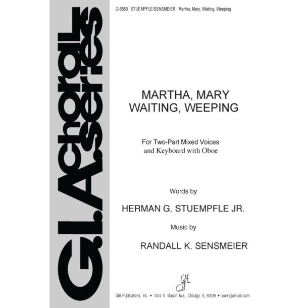 Martha, Mary, Waiting, Weeping : Oboe