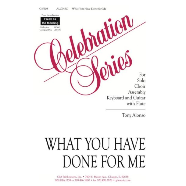 What You Have Done for Me - Instrumental Part : Flute