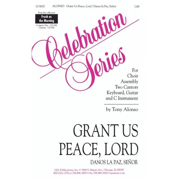 Grant Us Peace, Lord/Danos ls Paz, Senor : Flute or C Instrument