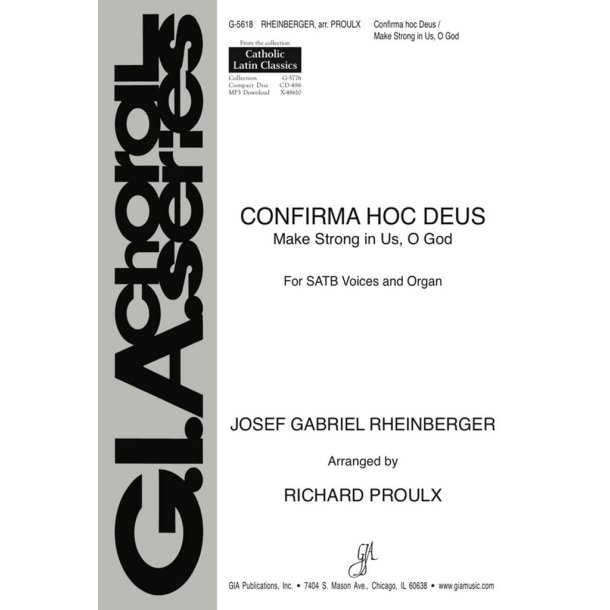 Confirma Hoc Deus / Make Strong in Us, O God