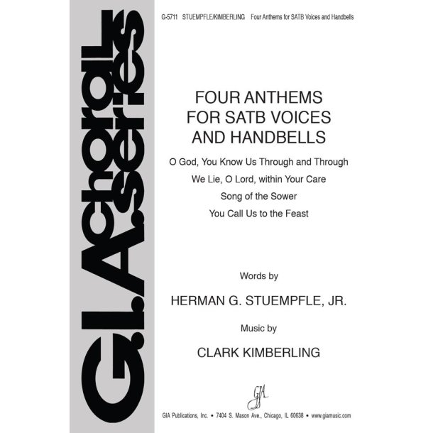 Four Anthems for SATB Voices and Handbells