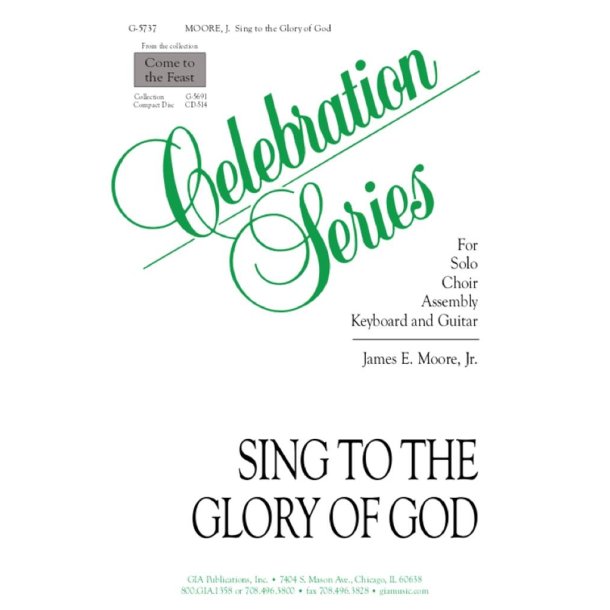 Sing to the Glory of God