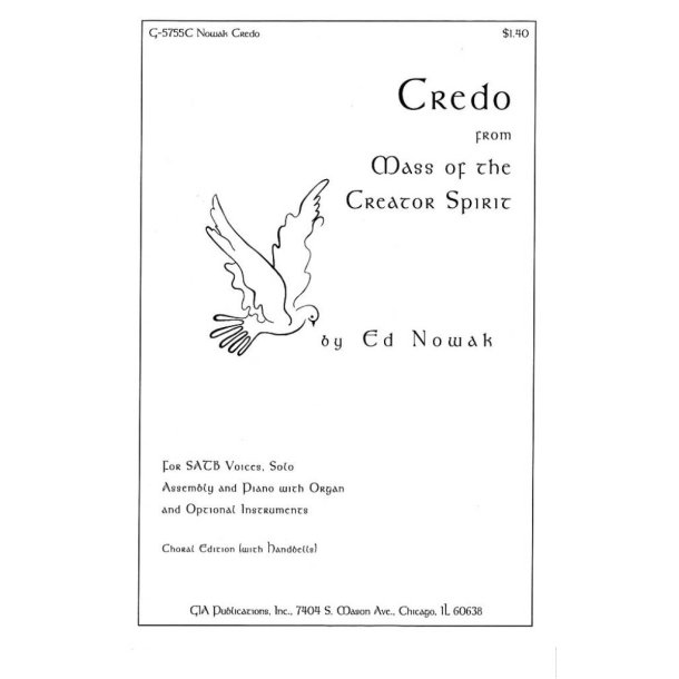 Credo from Mass of the Creator Spirit