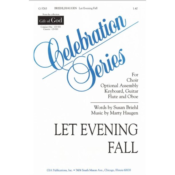 Let Evening Fall : Flute, Oboe