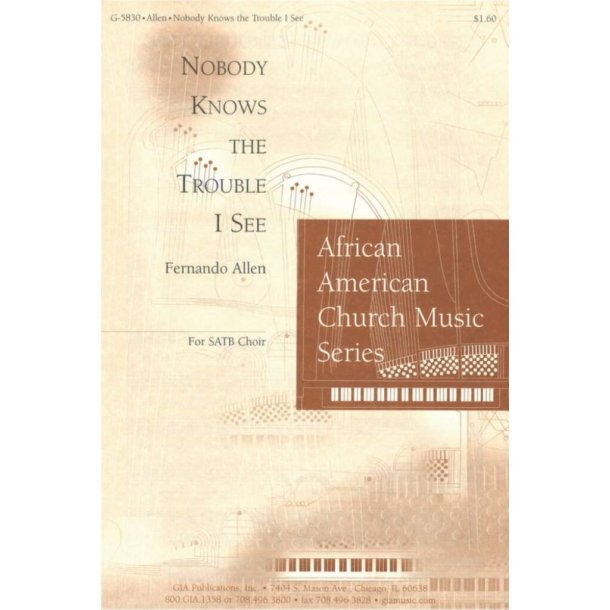 Nobody Knows the Trouble I See