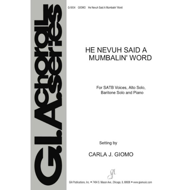 He Nevuh Said A Mumbalin' Word