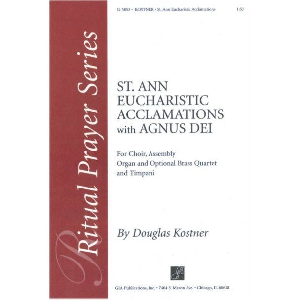 St. Ann Eucharistic Acclamations with Agnus Dei
