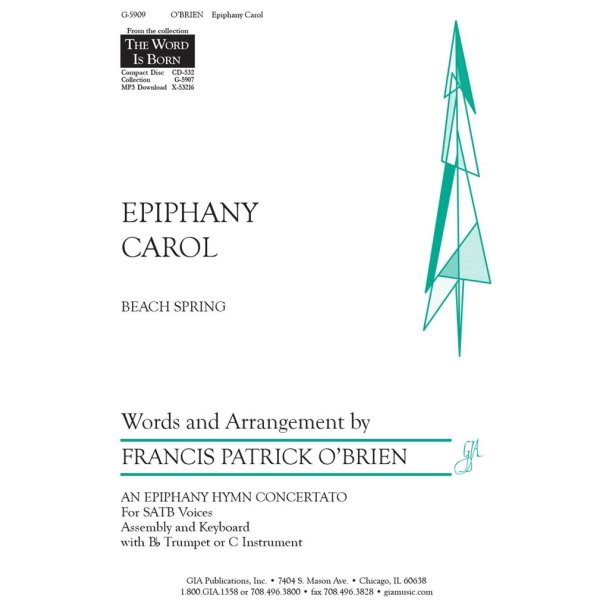 Epiphany Carol : B-flat Trumpet, C Instrument