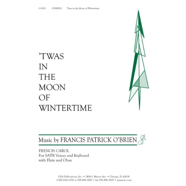 'Twas in the Moon of Wintertime : Flute, Oboe