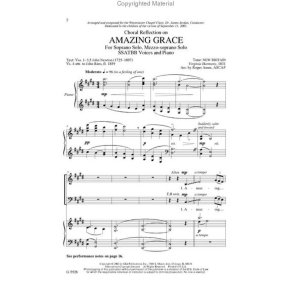 Choral Reflection on Amazing Grace