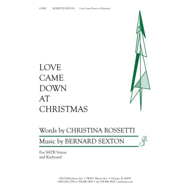 Love Came Down at Christmas