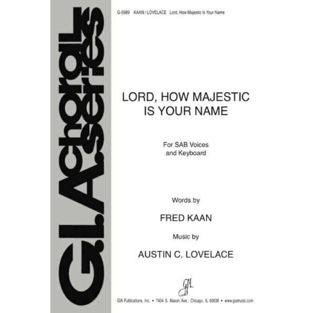 Lord, How Majestic Is Your Name