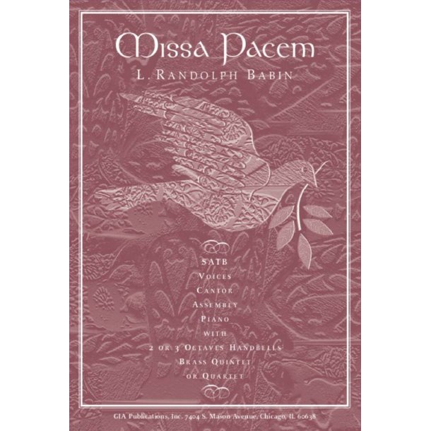 Missa Pacem--Congregation Card