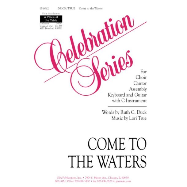 Come to the Waters : Guitar