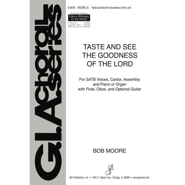 Taste and See the Goodness of the Lord : Flute, Oboe