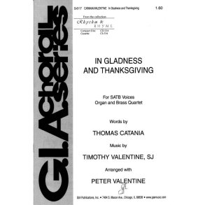 In Gladness and Thanksgiving