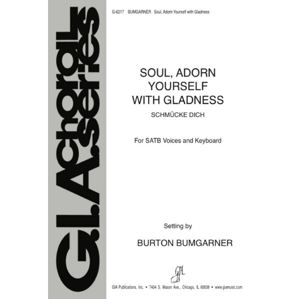 Soul, Adorn Yourself with Gladness