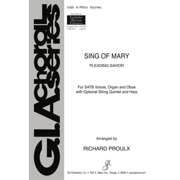 Sing of Mary : Oboe, optional String Quintet - 2 Violins, Viola, Cello, Bass, Harp