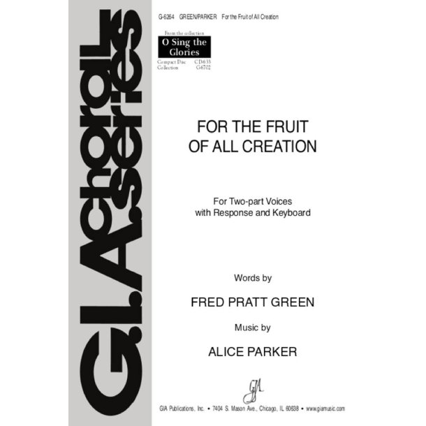 For the Fruit of all Creation