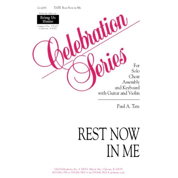 Rest Now in Me - Guitar