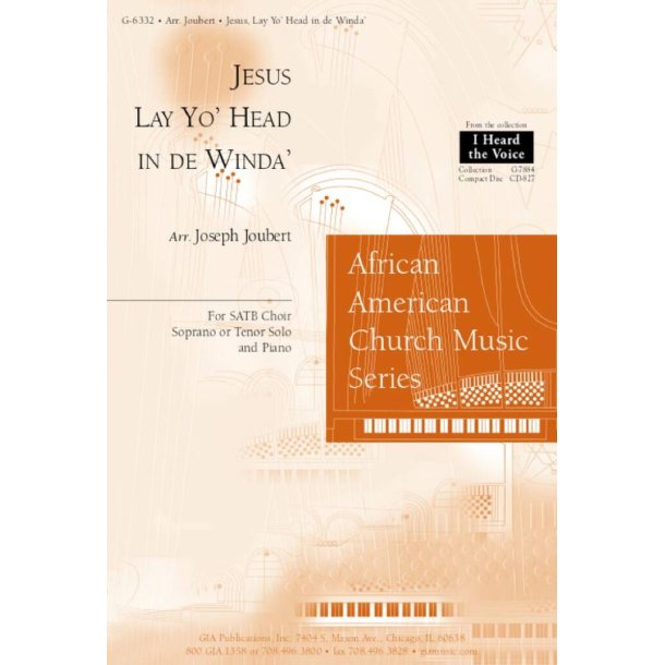 Jesus, Lay Yo' Head in De Winda'