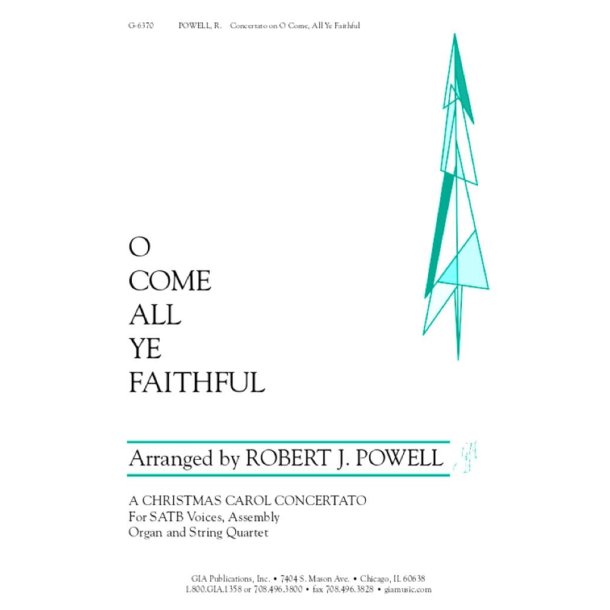 O Come All Ye Faithful, Concertato