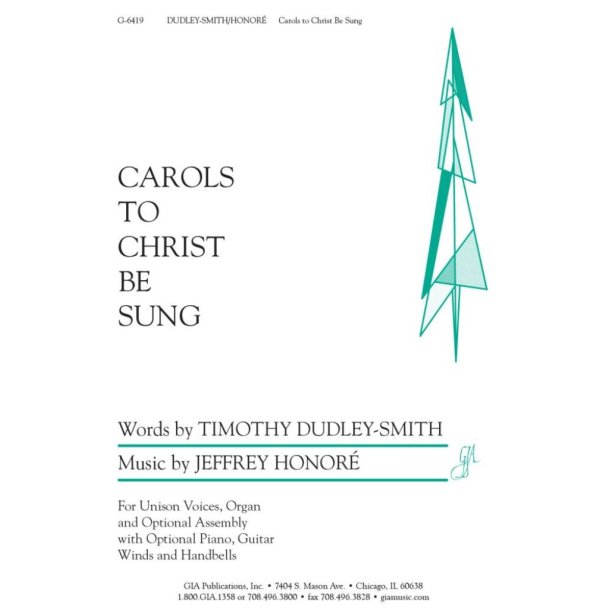 Carols to Christ Be Sung