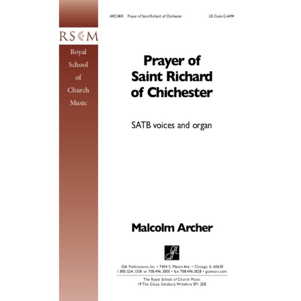 Prayer of Saint Richard of Chichester
