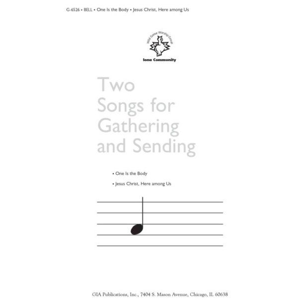 Two Songs for Gathering and Sending : optional Keyboard accompaniment