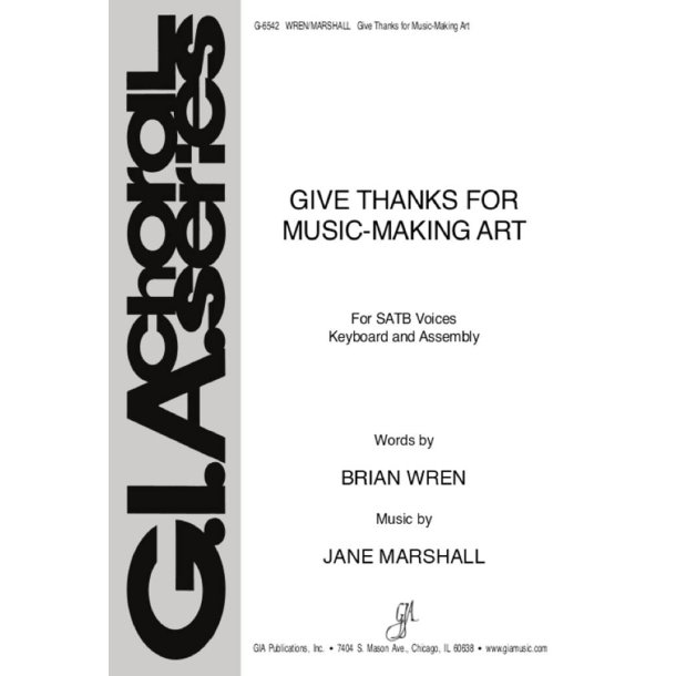 Give Thanks for Music-Making Art
