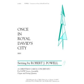 Once in Royal David's City-Instrument Part : String Quartet - 2 Violins, Viola, Cello
