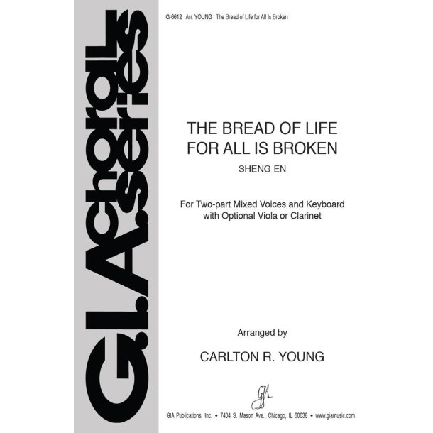 The Bread of Life for All Is Broken : Viola, B-flat clarinet