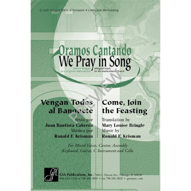 Vengan Todos/Come Join the Feasting : Guitar